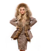 Ženska parka sa prirodnim krznom – Nikolina 010