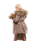 Ženska parka sa prirodnim krznom – Nikolina 010