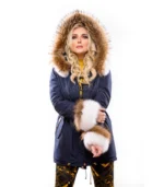 Parka jakna sa prirodnim krznom - Anđelina