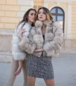 Luxury bunda sa prirodnim krznom – Kris