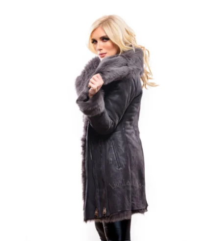 Monton – Lea – Siva, svetlo krzno