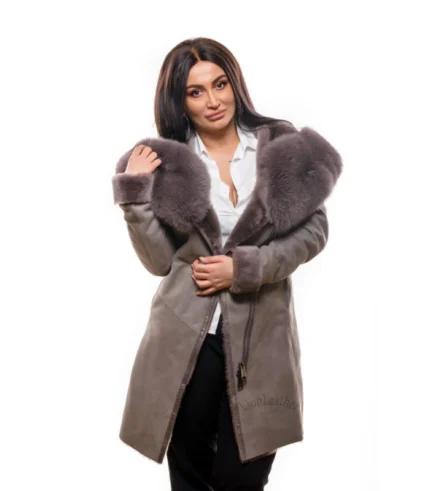 Ženski monton sa krznom – Vesna