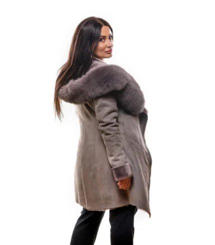 Ženski monton sa krznom – Vesna