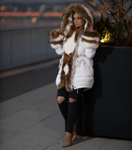 Parka sa prirodnim krznom - Nikoleta