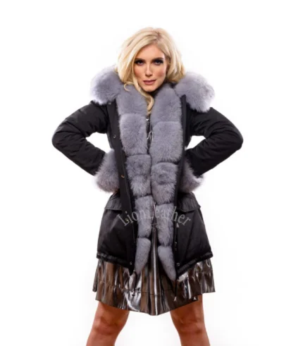 Ženska parka sa prirodnim krznom – Simonida