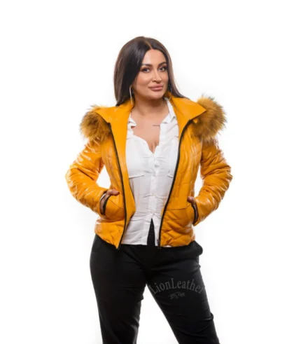 Ženska jakna sa prirodnim krznom - Donatela