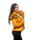 Ženska jakna sa prirodnim krznom - Donatela