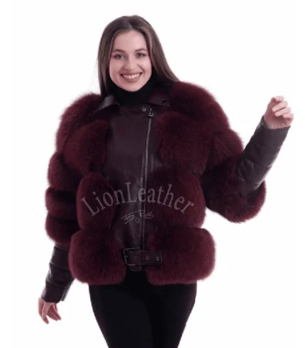 Bunda sa prirodnim krznom - Hana