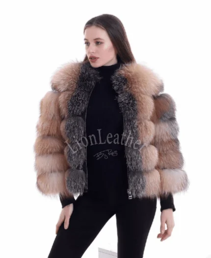 Bunda sa prirodnim krznom - Iskra