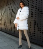 Bunda sa prirodnim krznom - Martina - Slika 2