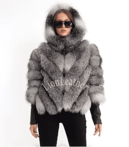 Bunda sa prirodnim krznom - TEA