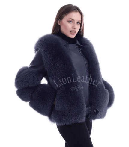 Bunda sa prirodnim krznom - UNA