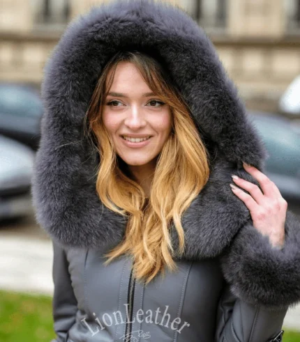 Lux monton sa prirodnim krznom - Mina 01d