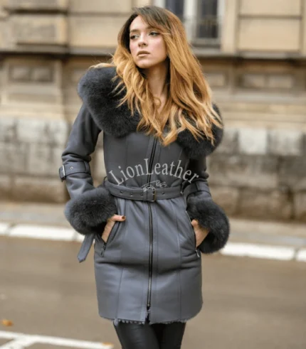 Lux monton sa prirodnim krznom - Mina 01d