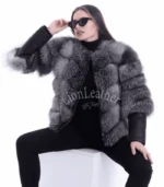 Luxury bunda sa prirodnim krznom - ANA - Slika 2