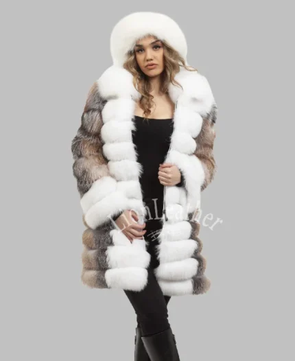 Luxury bunda sa prirodnim krznom - KATJA