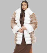 Luxury bunda sa prirodnim krznom - Mina