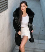 Monton sa prirodnim krznom Irena 01C