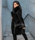 Monton sa prirodnim krznom Irena 01C