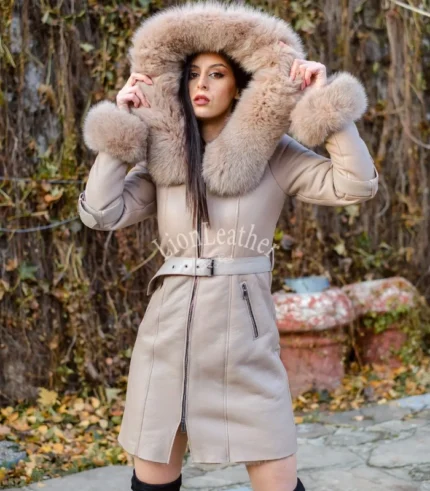 Monton sa prirodnim krznom - Irena 021C