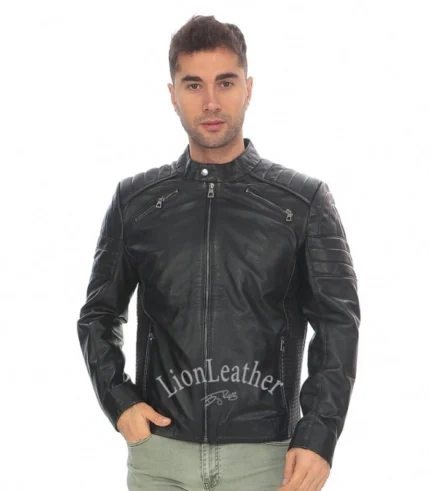 Muška kožna jakna - 016C