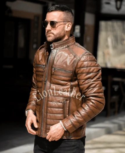 Muška kožna jakna - 02B