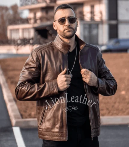 Muška kožna jakna – 04B