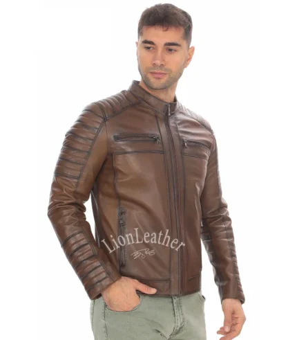 Muška kožna jakna - 06B