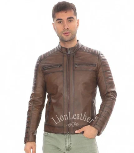 Muška kožna jakna - 06B