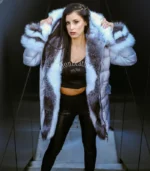 Parka sa bogatim prirodnim krznom - DINA