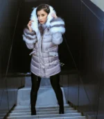 Parka sa bogatim prirodnim krznom - DINA