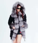 Parka sa prirodnim krznom - Nela