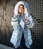 Parka sa prirodnim krznom - Tara