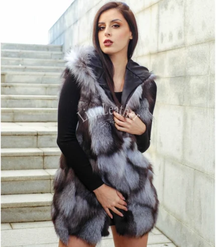 Prsluk od prirodnog krzna - Teodora 02C