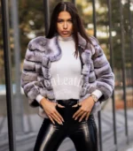 Ženska bunda sa prirodnim krznom - Andrea 014C - Slika 3