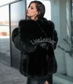 Ženska bunda sa prirodnim krznom - Andrea 018C