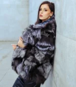 Ženska bunda sa prirodnim krznom – Andrea 019C