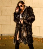 Ženska bunda sa prirodnim krznom - Andrea 020C