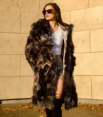 Ženska bunda sa prirodnim krznom - Andrea 020C