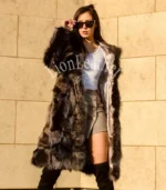 Ženska bunda sa prirodnim krznom - Andrea 020C