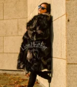 Ženska bunda sa prirodnim krznom - Andrea 020C