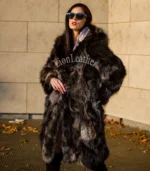 Ženska bunda sa prirodnim krznom - Andrea 020C - Slika 5