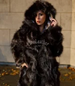 Ženska bunda sa prirodnim krznom - Andrea 020C