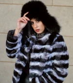 Ženska bunda sa prirodnim krznom - Andrea 021C