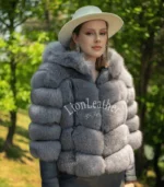 Ženska bunda sa prirodnim krznom - Andrea 02C