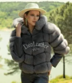 Ženska bunda sa prirodnim krznom - Andrea 02C