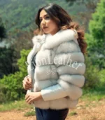 Ženska bunda sa prirodnim krznom - Andrea 04C