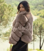 Ženska bunda sa prirodnim krznom - Andrea 05C