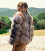 Ženska bunda sa prirodnim krznom - Andrea 06C