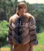 Ženska bunda sa prirodnim krznom - Andrea 06C